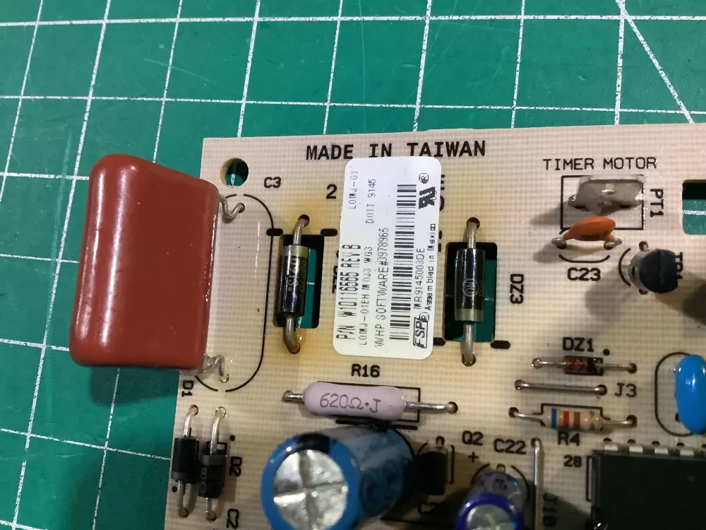 Whirlpool Kenmore W10116565 8546229 Dryer Control Board AZ152887 | NR69