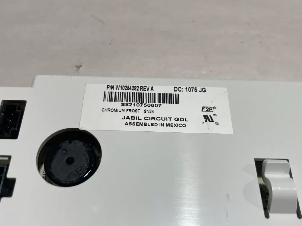 Whirlpool W10254282 W10372206 WPW10372206 PS11753908 Refrigerator Dispenser Control Board