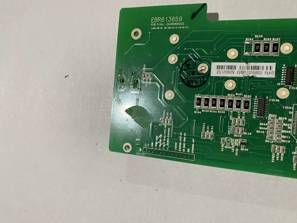 LG EBR61365902 Refrigerator Dispenser Display Control Board AZ178319 | BK2661