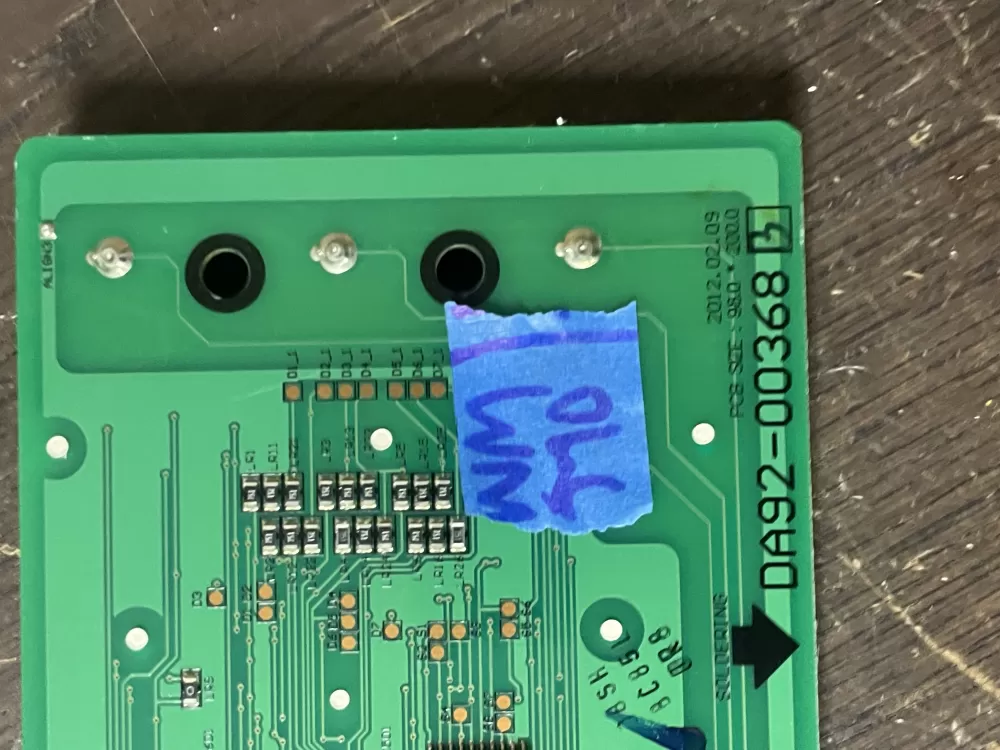 Samsung DA92-00368B Refrigerator Dispenser UI Control Board AZ44172 | Wm590