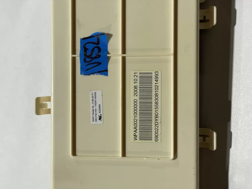 GE 175D5719G005 WPAA0021000000 Washer Control Board AZ182406 | KMV852