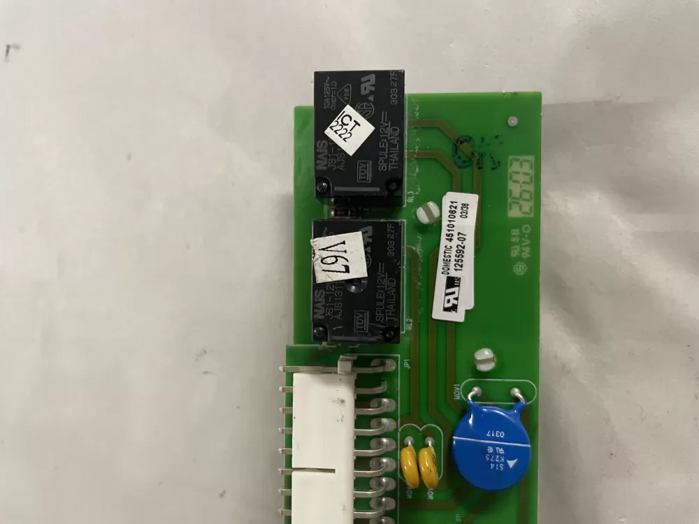Maytag 451010621 125592 07 Refrigerator Control Board AZ117140 | KM2169