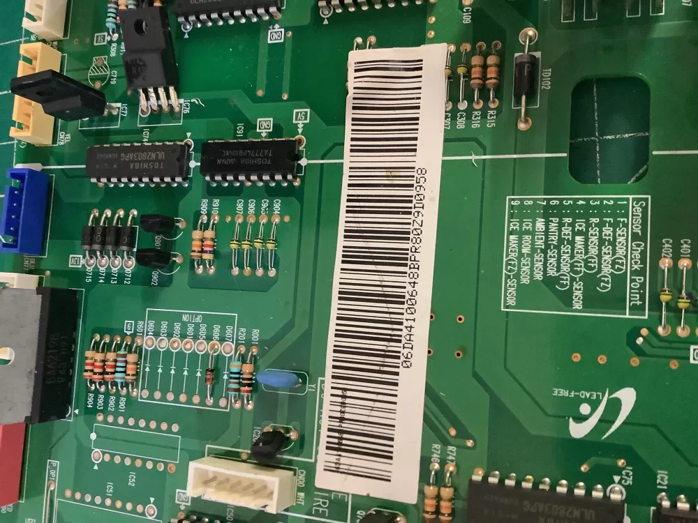 Samsung DA41-00648B DA4100648B Refrigerator Control Board AZ198637 | NR2765