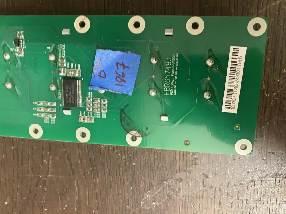 LG EBR65749301 Refrigerator Dispenser Control Board AZ52431 | BK1867
