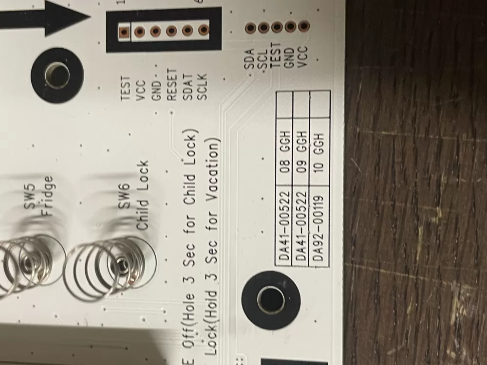 Samsung DA41-00522A Refrigerator Dispenser Control Board AZ42848 | Wm1746