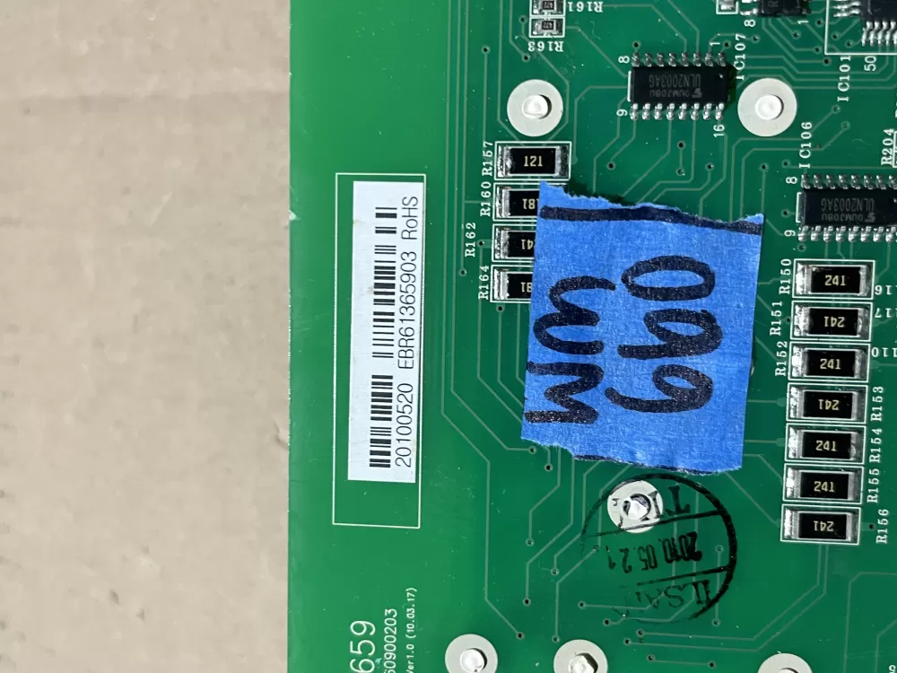 EBR61365903 refrigerator main control board AZ66320 | Wm660
