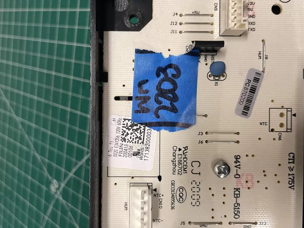 Midea 17138200003651 17138200000097 Dryer Control Board AZ202550 | Wm2203