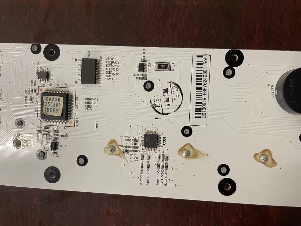 LG EBR76249301 Refrigerator Control Board Display AZ52705 | KM1935