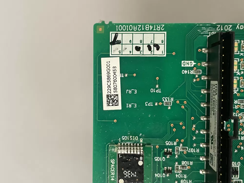 GE 2RT4B12A010001 229C5869G001 Control Board AZ220010 | Wm1993