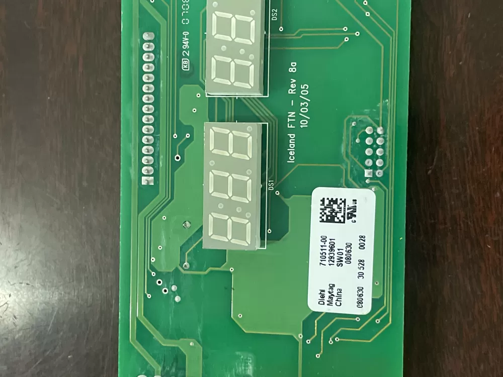 Maytag Amana 12939601 Refrigerator Control Board Dispenser AZ41123 | KM1715