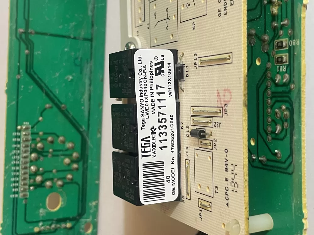 GE 175D5261G040 EBX1129P004 WH12X10614 Washer Control Board AZ191832 | KM2489