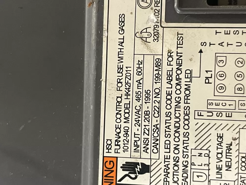 HK42F2011 Furnace Control Board AZ37426 | Wm434