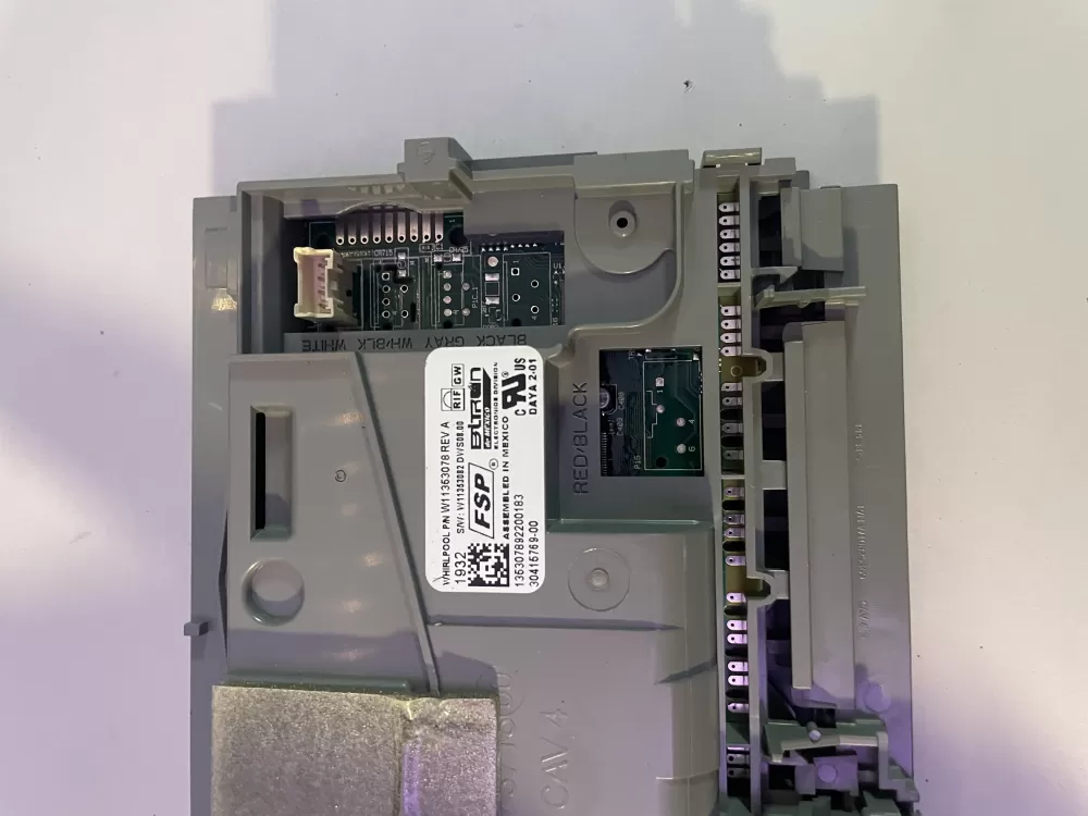 KitchenAid W10913613 W10913615 Dishwasher Control Board AZ196350 | KM192