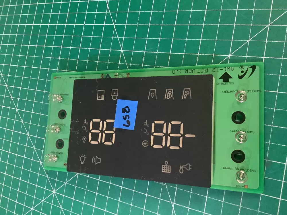 Samsung DA92-00368 B Refrigerator Dispenser UI Control Board AZ195055 | NR658