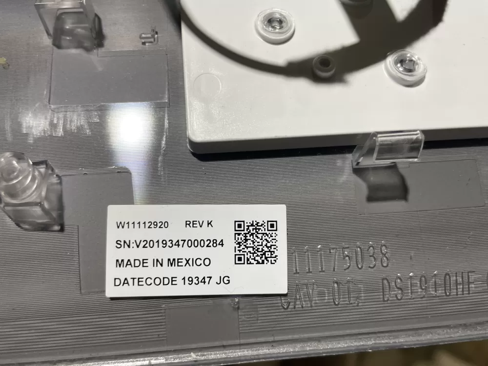 OEM Whirlpool Washer Control Panel W11112920 W11174237 | Wmv655