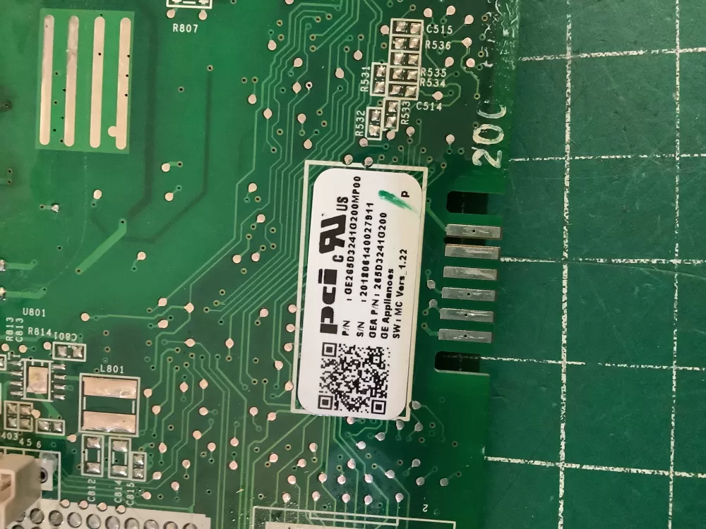 GE 265D3241G200 Dishwasher Control Board AZ194479 | NR593