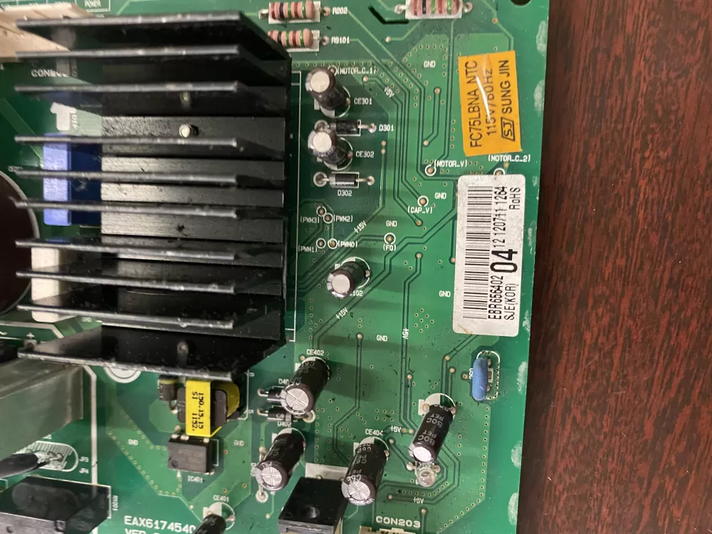 LG Kenmore AP5604149 EBR65640204 Refrigerator Control Board AZ35417 | BK1115