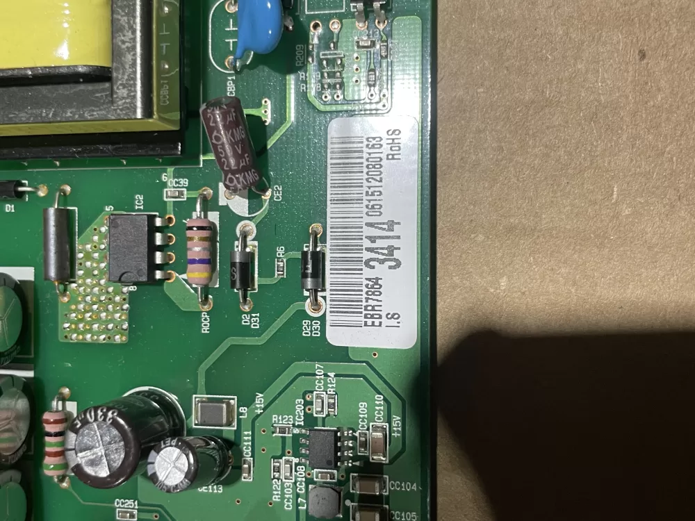 LG EBR78643414 EBR84433501 Refrigerator Control Board AZ76672 | Wmv623