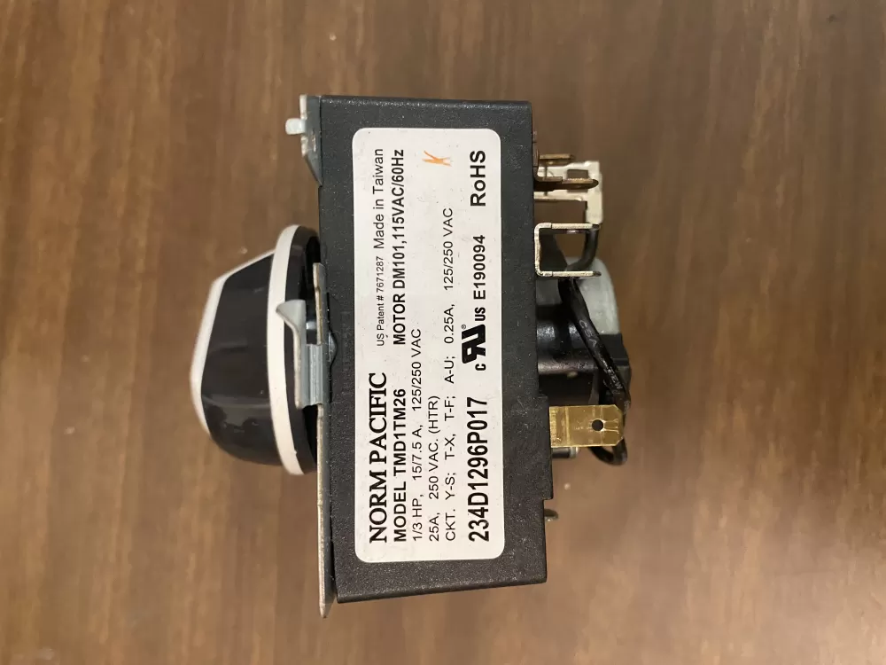Kenmore General Electric WE4M521 WE04X22654 PS11721520 234D1296P017 Dryer Timer