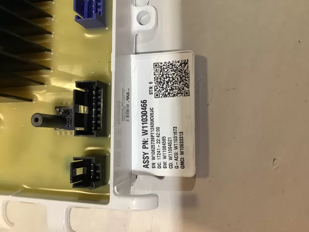 Whirlpool W11030466 W11089549 Washer Control Board AZ229224 | ZCV984