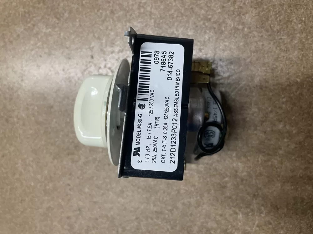 GE 212D1233P012 WE4M364 Dryer Timer