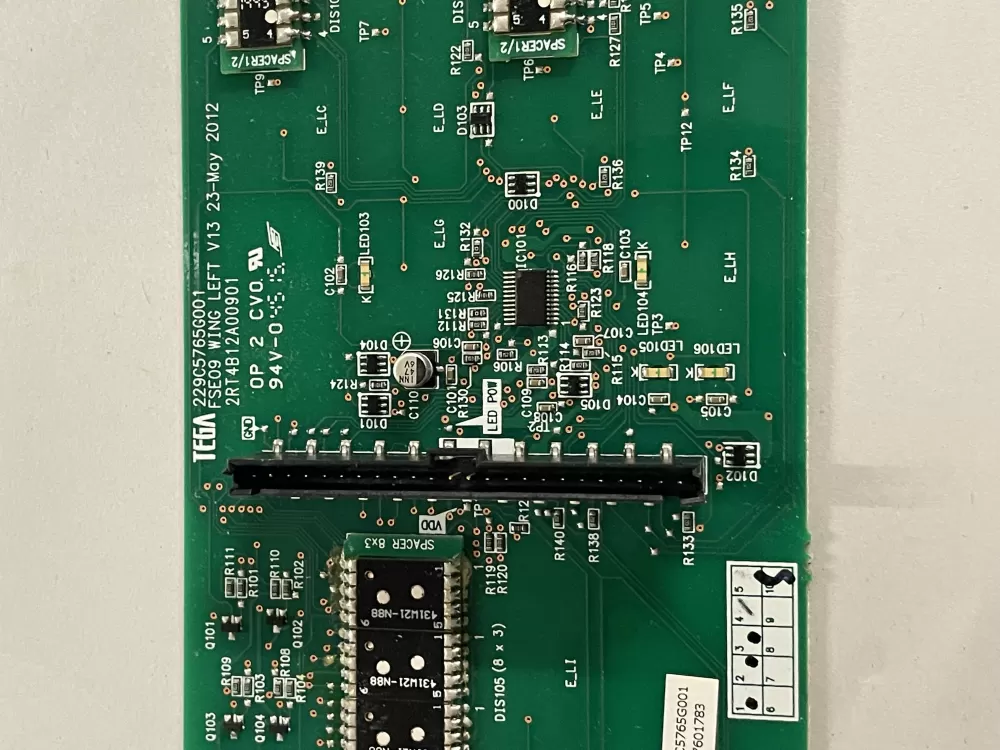 GE 229C5765G001 Range Control Board Panel AZ142899 | KM2395