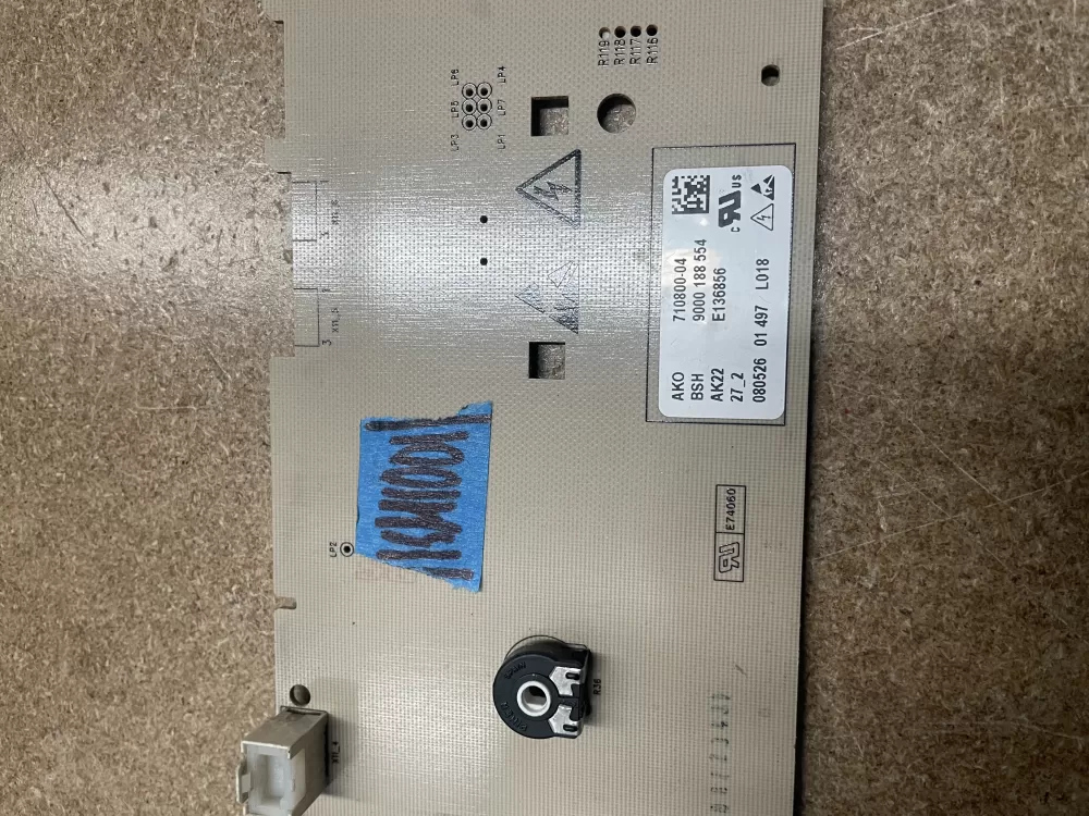 Bosch 9000188554 Dryer Control Board PCB AZ1747 | KM1003