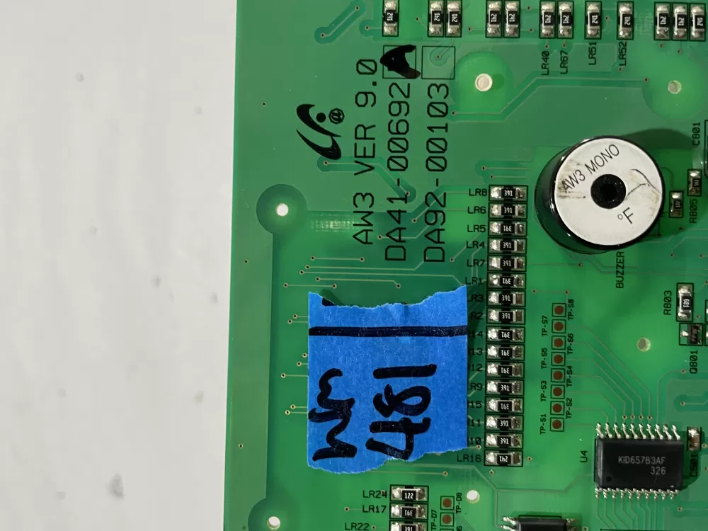 Samsung DA41 00692A Refrigerator Control Board AZ178702 | Wm481