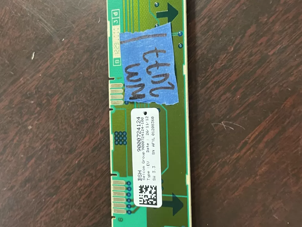 Bosch Dishwasher Control Panel - Part# 9000724124 AZ59354 | Wm2077