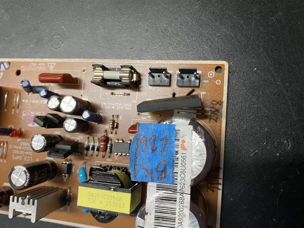 Samsung DA92-00268A Refrigerator Inverter Control Board AZ21204 | BK626