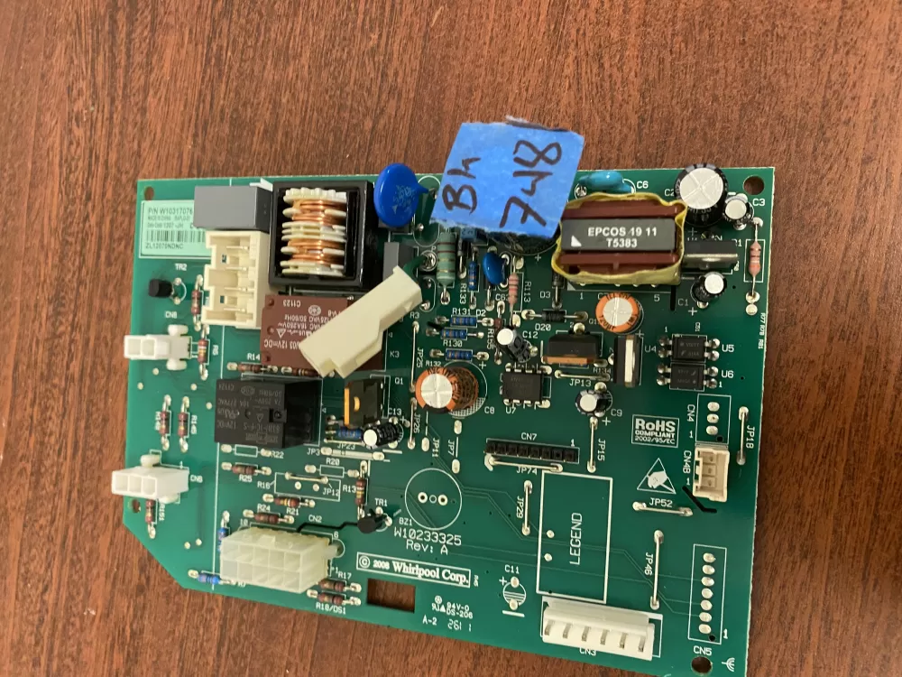 Whirlpool Kenmore W10205552 Refrigerator Control Board AZ37773 | BK748