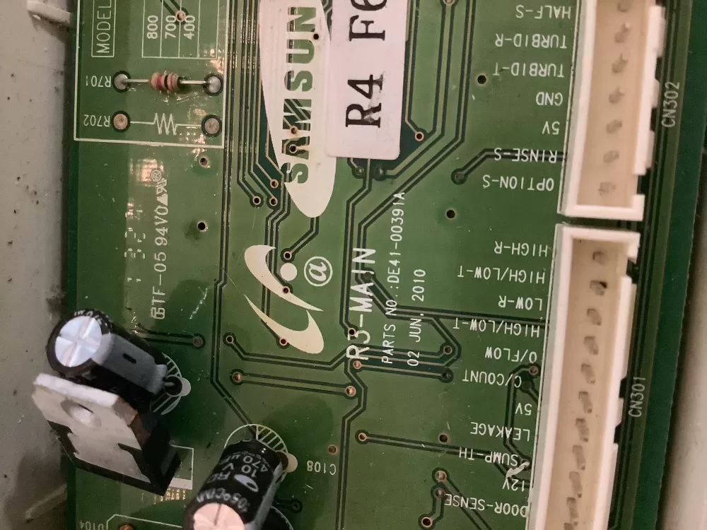 Samsung DE41-00391A Dishwasher Control Board