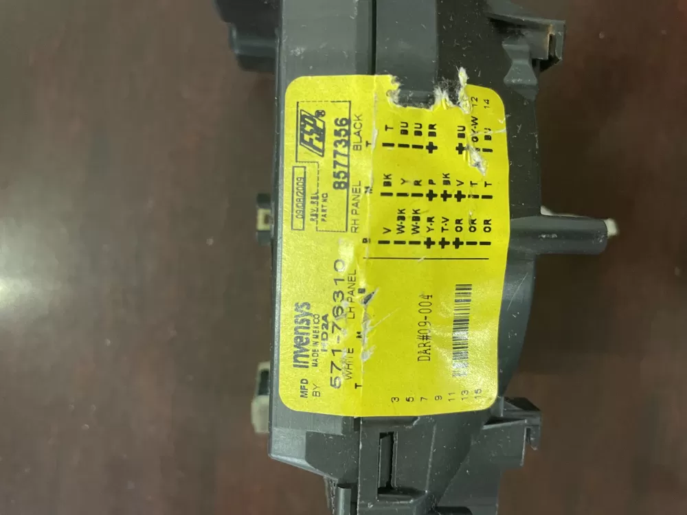 Whirlpool Maytag Kenmore Amana Washer Timer WP8577356 AZ43732 | KM1751