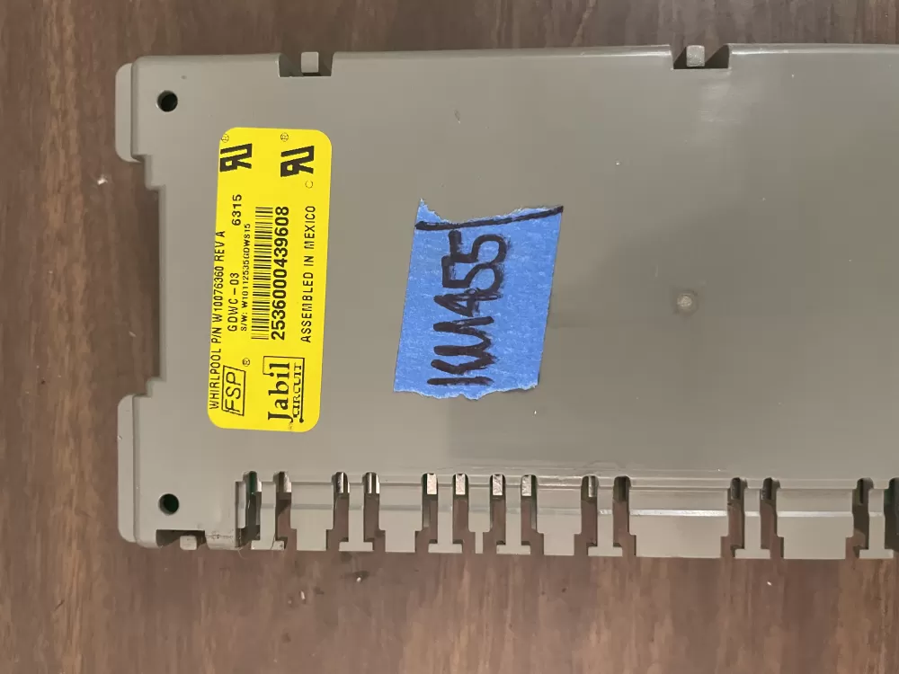 Kenmore KitchenAid W10084141 Dishwasher Control Board AZ37460 | KM455