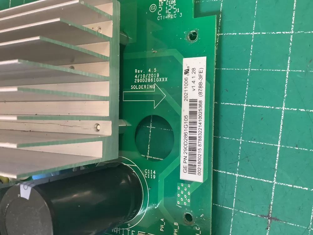 GE 290D2861G105 Washer Inverter Control Board AZ219390 | NR2189