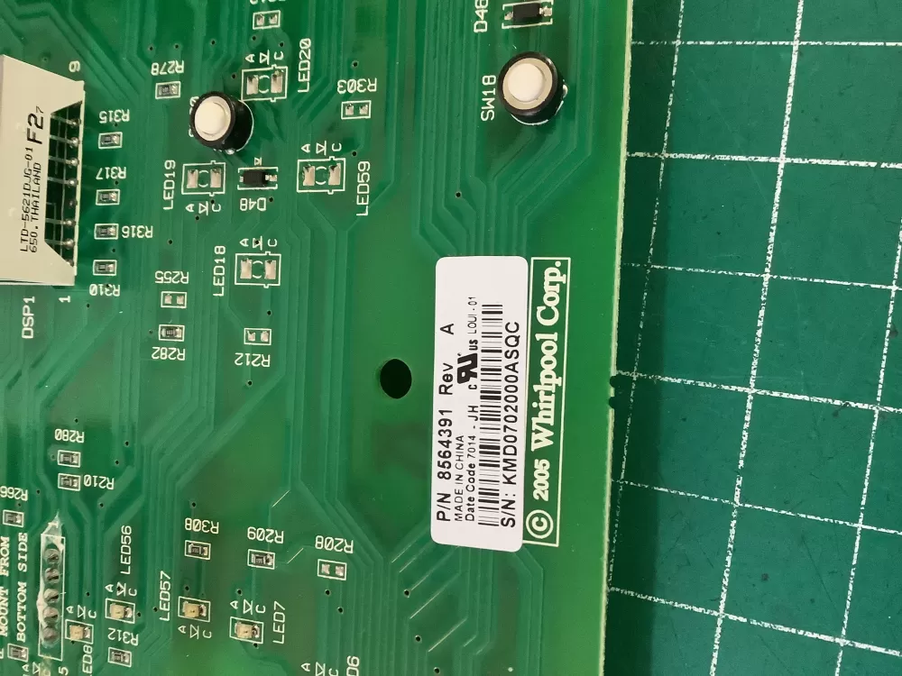 Kenmore WP8564391 Washer Control Board AZ208756 | NR945