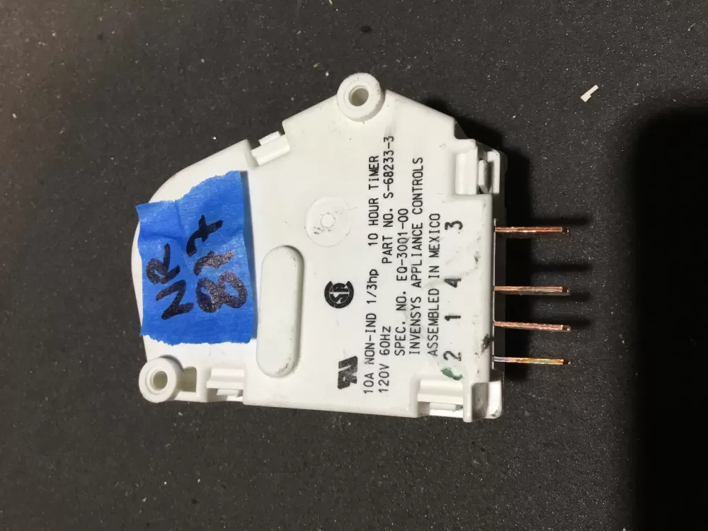 Admiral Jenn Air S-68233-3 Refrigerator Defrost Timer AZ81325 | NR877