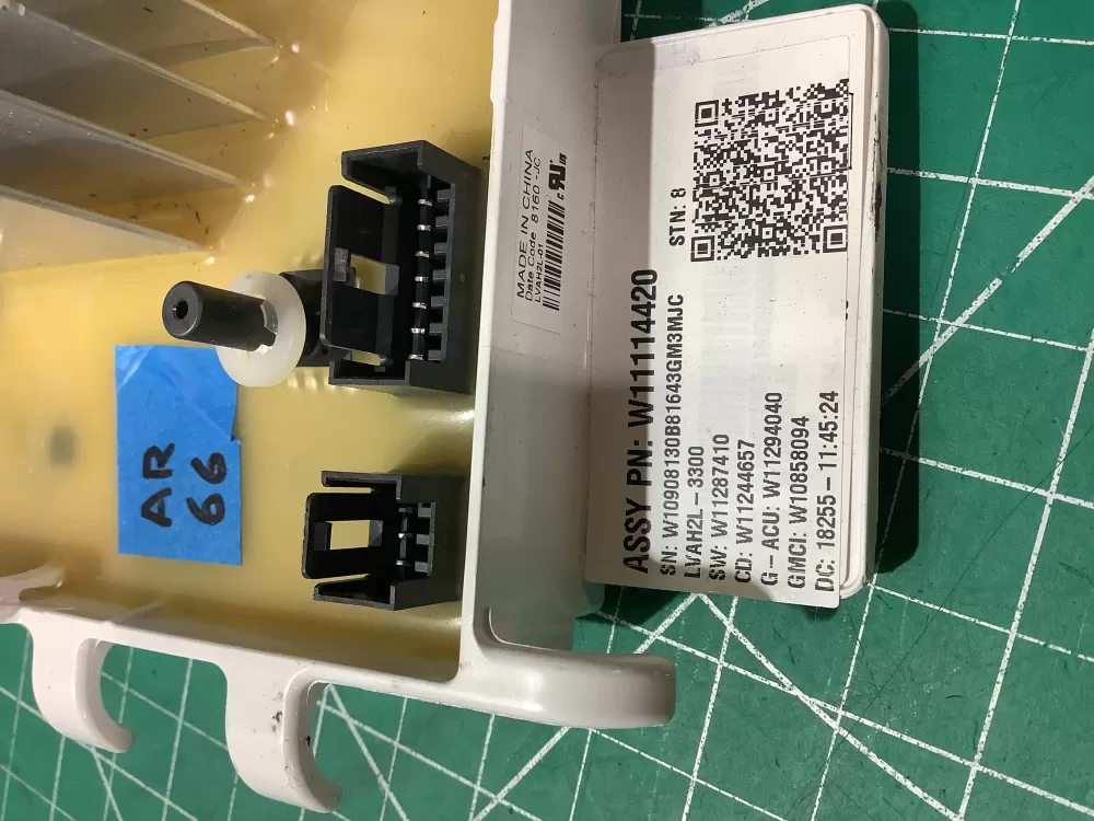 Whirlpool Maytag W11114420 W11266624 Washer Control Board AZ193536 | AR66