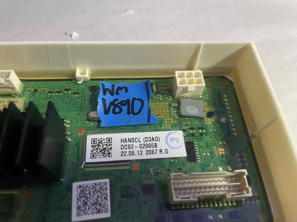 Samsung DC92-02965B Washer Control Board AZ196943 | Wmv890