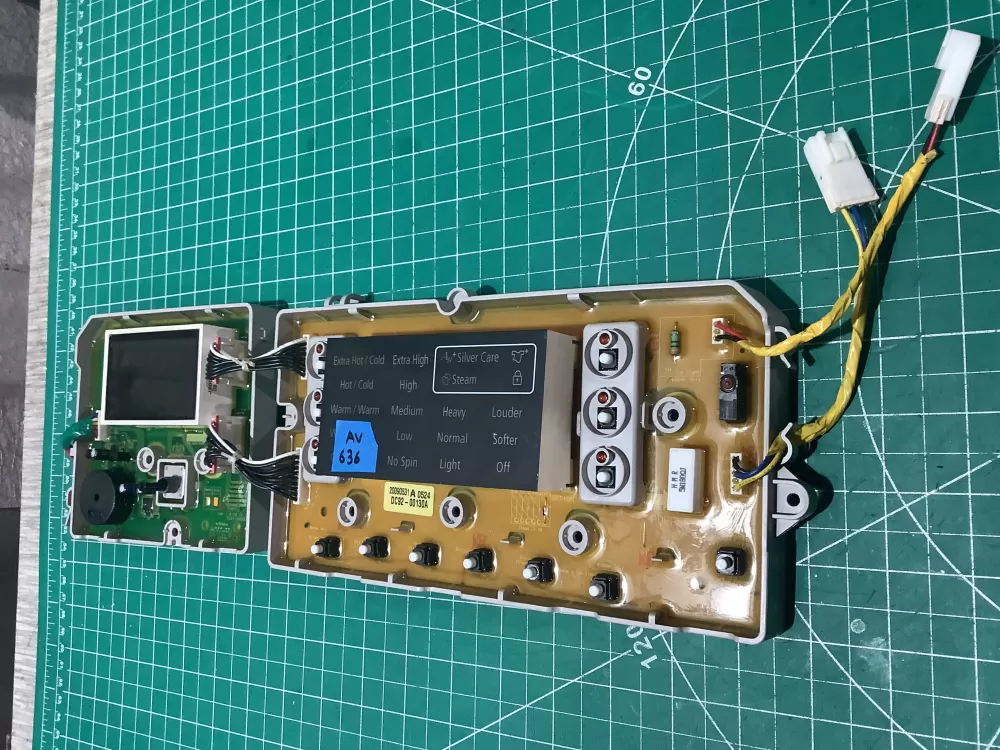 Samsung DC92-00130A DC92-00125A Washer UI Control Board AZ187927 | AV636