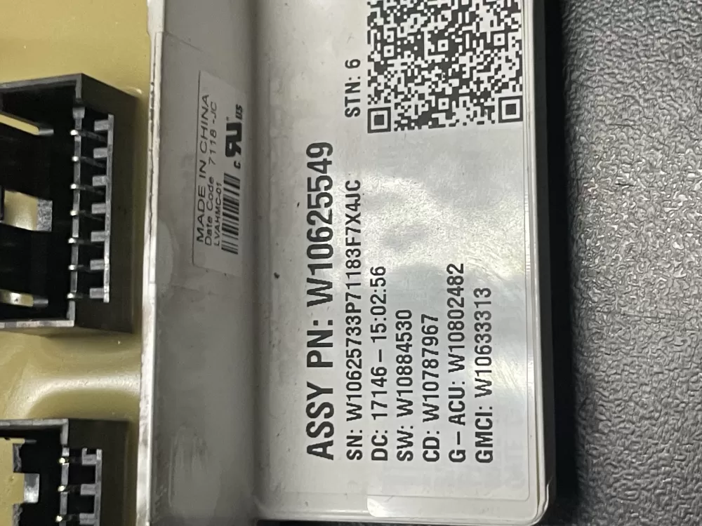 Whirlpool W10625549 W10812421 PS11723055 Washer Control Board AZ20894 | WM1056