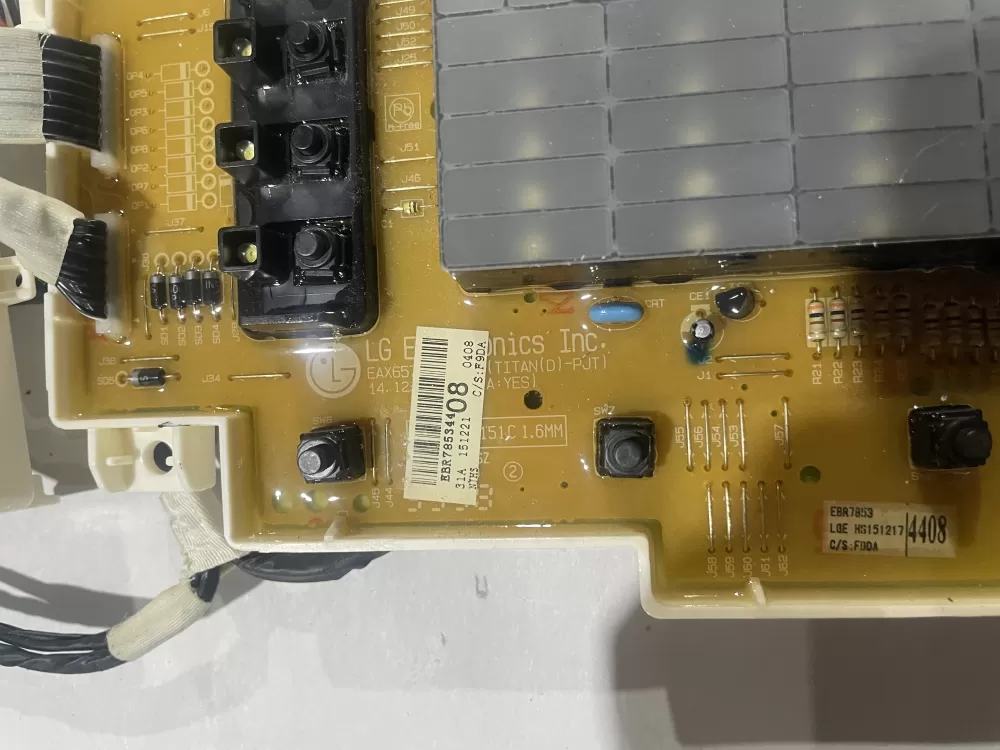 LG EBR78534408 Washer Control Board User Interface AZ176479 | KMV515