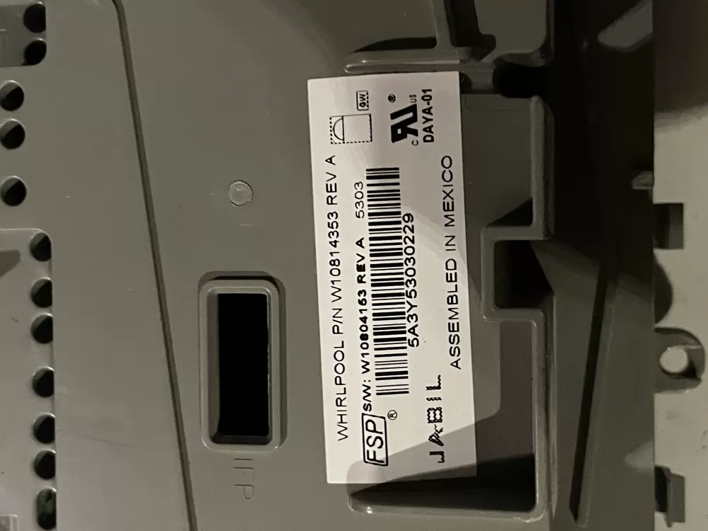 Whirlpool W10546453 W10568395 W10608633 Dishwasher Control Board AZ32996 | Wm340