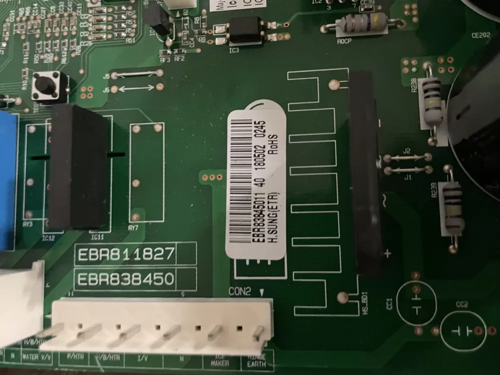LG EBR83845011 Refrigerator Control Board AZ42378 | Wm1738