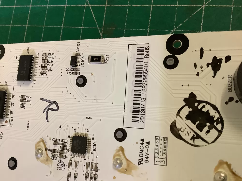 LG EBR72955401 Refrigerator Control Board AZ204265 | NR370