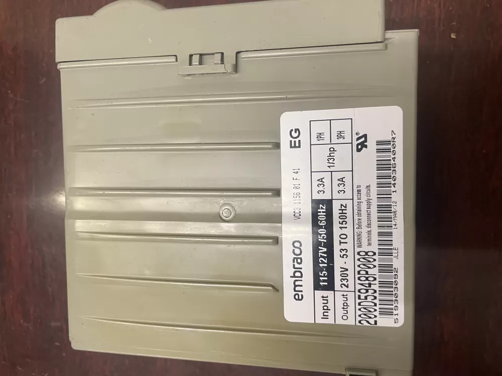 GE 519303092 Refrigerator Compressor Inverter Board