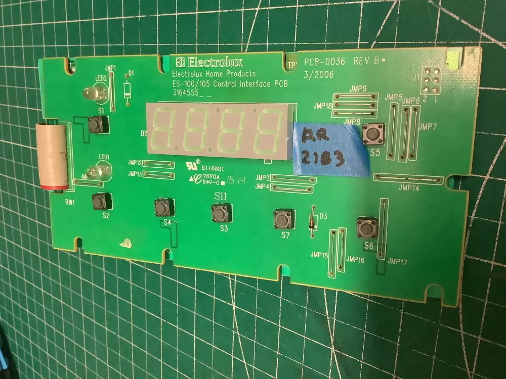 electronic control board PCB-0036 AZ197740 | AR2183