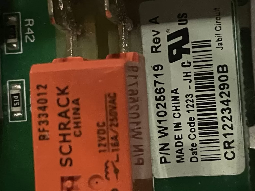 Whirlpool W10256719 WPW10256719 Dryer Control Board AZ24910 | WM265