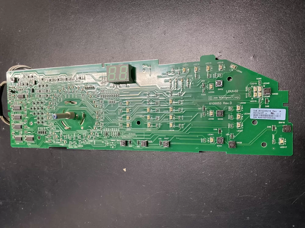 Whirlpool W10249219 W10249220 Washer Control Board