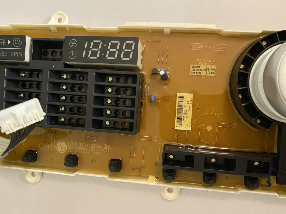 LG EBR62267117 EBR62267122 PS7792454 Washer Control Board AZ119814 | BKV694